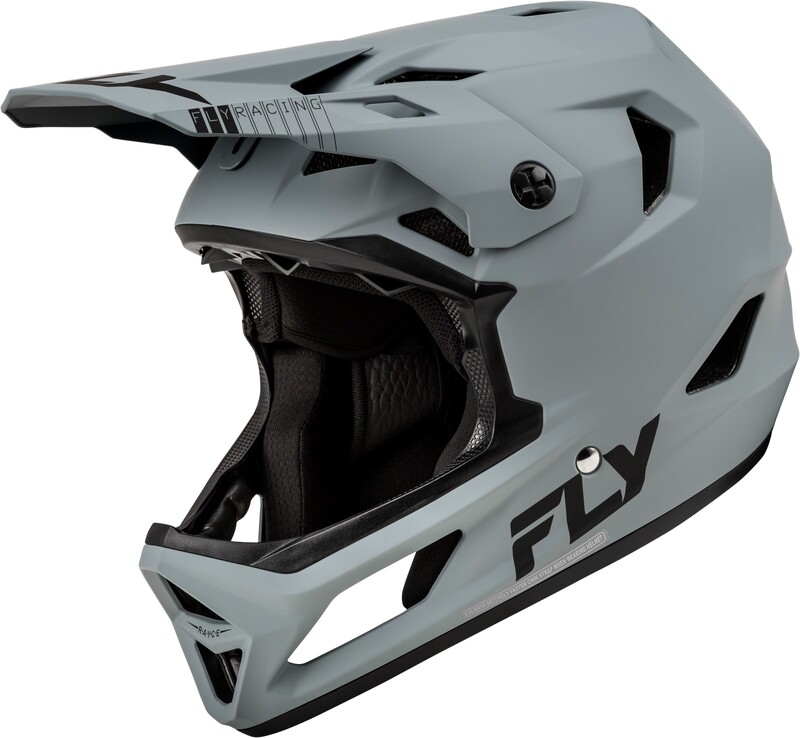 FLY RACING Rayce Fahrrad Helm - Mattgrau