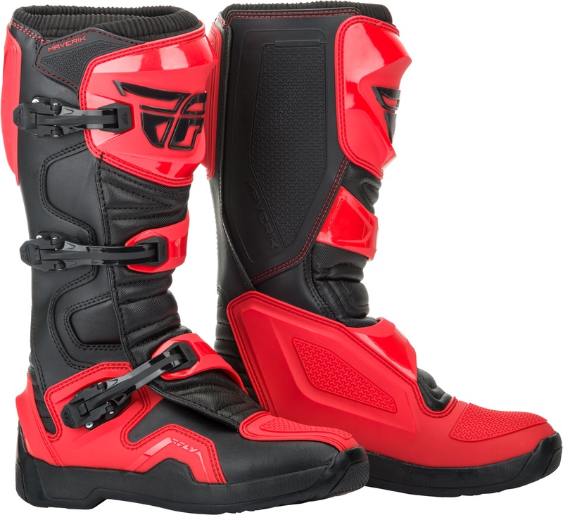 FLY RACING Maverik Stiefel - Rot/Schwarz FLY RACING Maverik Stiefel - Rot/Schwarz