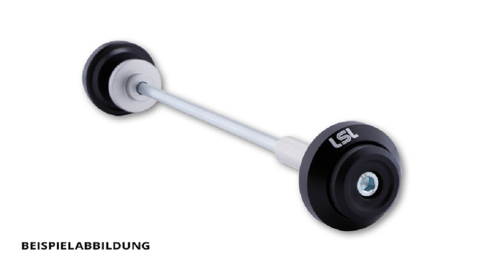 LSL Achs Ball GONIA passend für BMW/passend für Honda/passend für Yamaha, carbon look, hinten LSL Achs Ball GONIA div. passend für Kawasaki, passend für Suzuki, rot, hinten