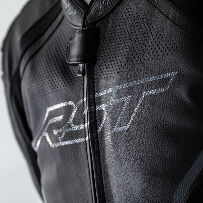 RST Sabre Lederjacke - Schwarz Größe XL