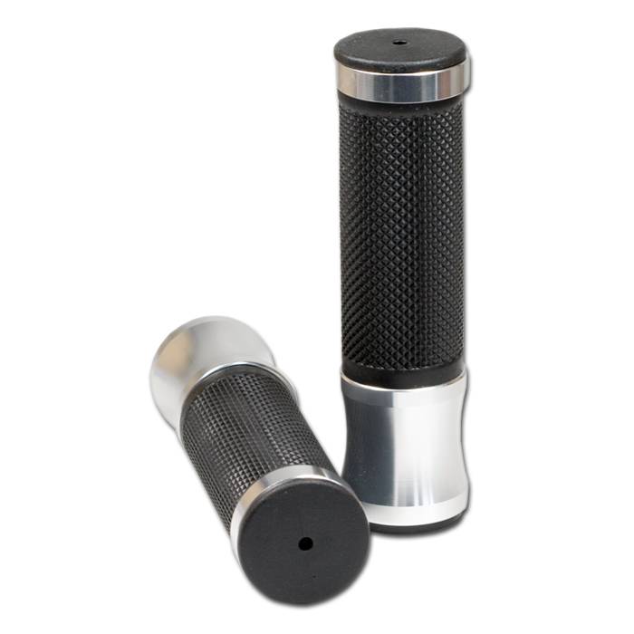 Griffgummi Nice 7/8-22mm Alu schw/silber Griffgummi Nice 7/8-22mm Alu schw/silber