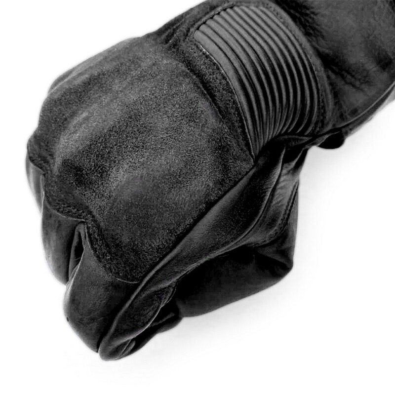 RST Crosby Handschuhe Leder Schwarz Größe XXL