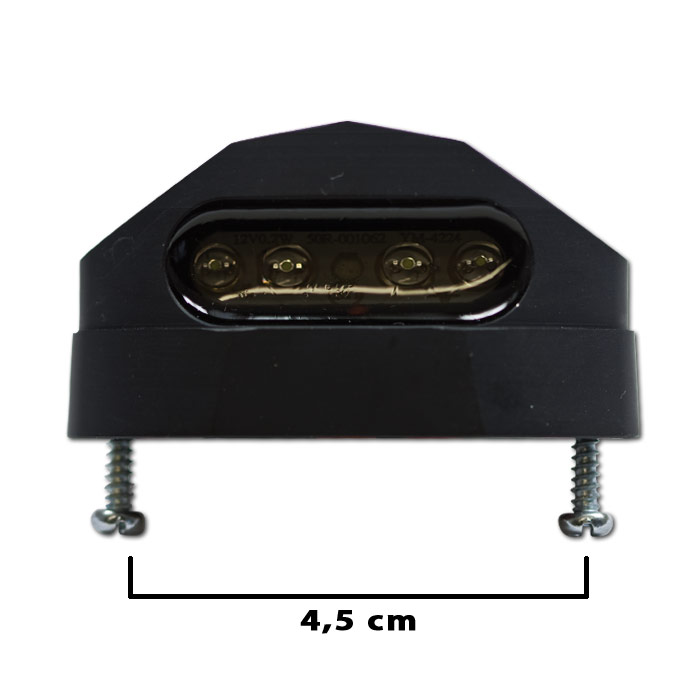 LED-Kennzeichenbeleuchtung Micro Space schwarz