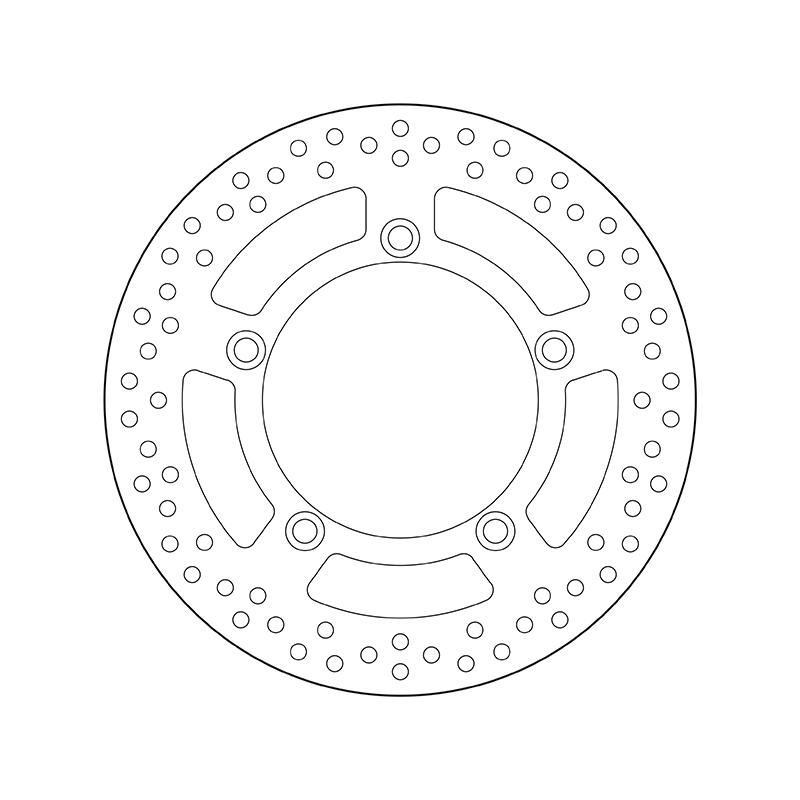 BREMBO Serie Oro rund starr Bremsscheibe