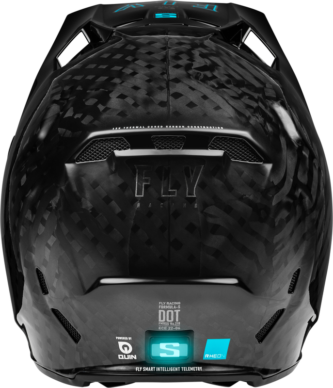 FLY RACING Formula S Carbon Solid Helm - Schwarz