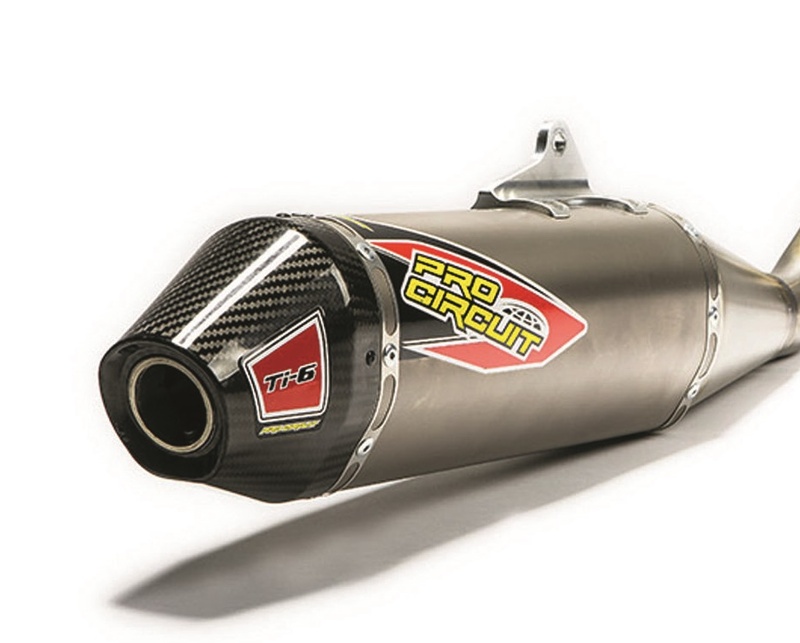 PRO CIRCUIT T-6 komplette Auspuffanlage - Titan passend für Yamaha YZ250F