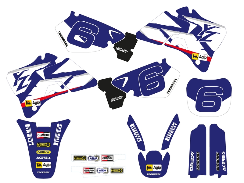 TECNOSEL Complet Set Team passend für Yamaha 1998