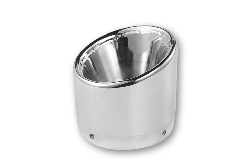 IXIL Endkappe Slashed, chrom, für Dämpfer mit D=112mm