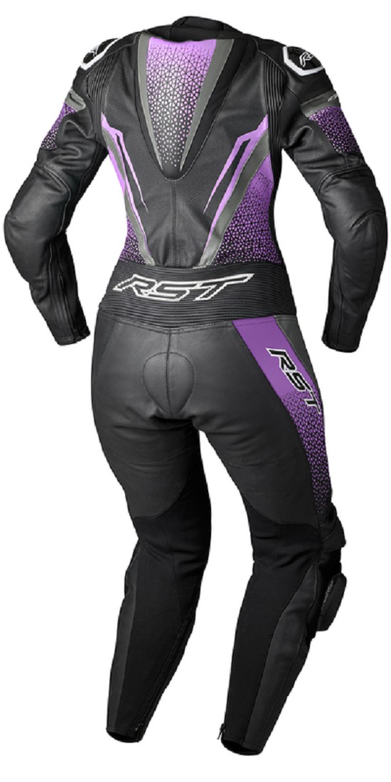 RST Suit TracTech Evo 5 Damen Lederkombi - Schwarz/Fuchsia/Grau