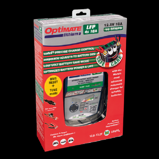 Batterieladegerät OptiMATE Lithium 4S 10A 10-stufig, 12.8V/13.2V 10A Lithium