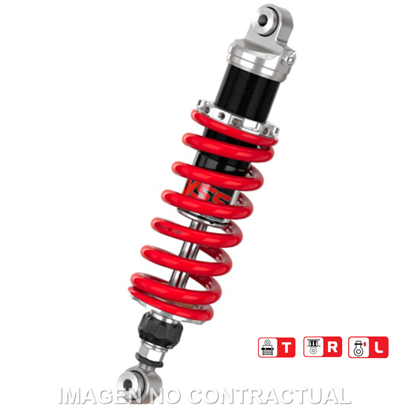 Federbein Z456-Serie Mono hinten passend für Suzuki DL 1000 V-Strom (14-16) MZ456-345TRL-24-85