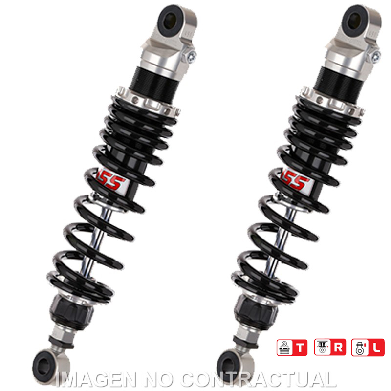 Federbein Z362-Serie Stereo hinten passend für Kawasaki VN 1500 Vulcan (00-04) RZ362-320TRL-17-88