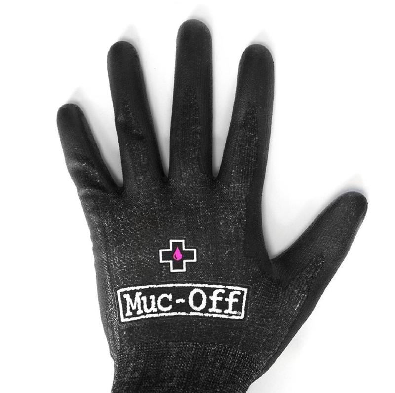 MUC-OFF Werkstatthandschuhe schwarz Größe L