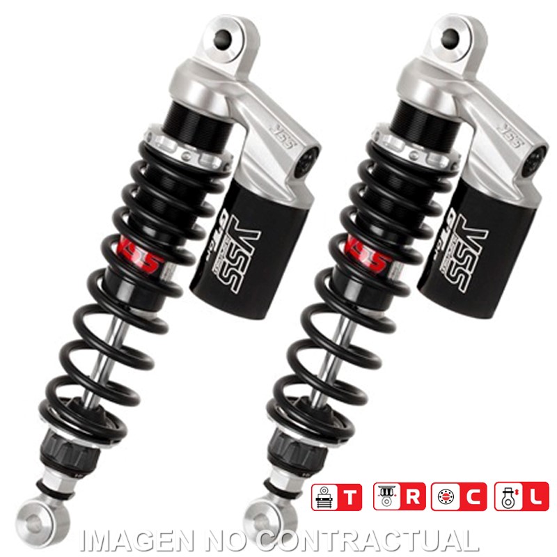 Federbein G362-Serie Stereo hinten passend für Suzuki VS 1400 Intruder, VZ 1600 Marauder RG362-340TRCL-10-888 Federbein G362-Serie Stereo hinten passend für Suzuki VS 1400 Intruder, VZ 1600 Marauder RG362-340TRCL-10-888