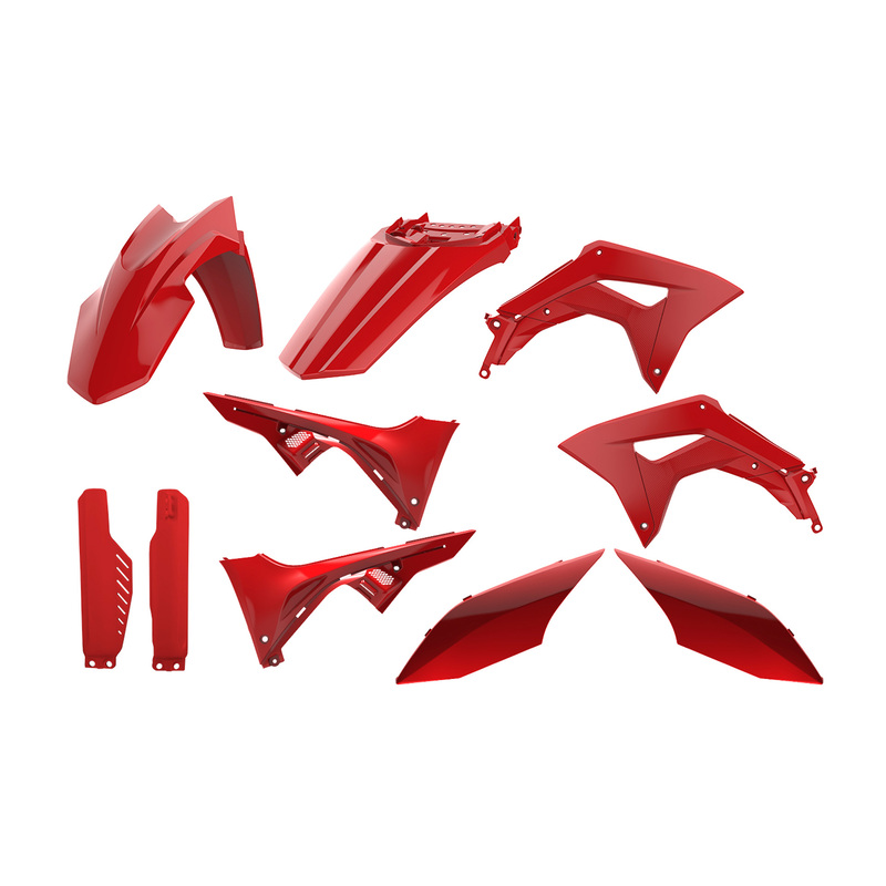 POLISPORT Plastik-Kit Rot - passend für Honda CRF 150L