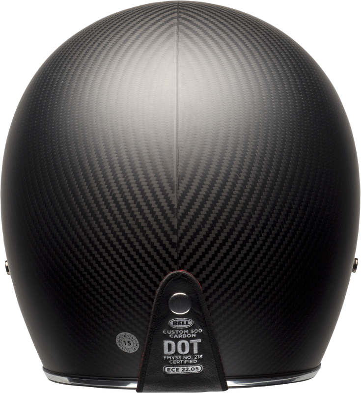 BELL Custom 500 Carbon Helm - Matte Black