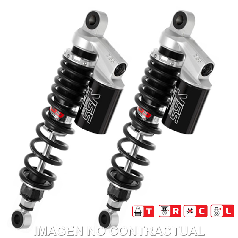 Federbein G362-Serie Stereo hinten passend für Kawasaki Z1100 (82-87), passend für Moto Guzzi 1000 RG362-340TRCL-06-888 Federbein G362-Serie Stereo hinten passend für Kawasaki Z1100 (82-87), passend für Moto Guzzi 1000 RG362-340TRCL-06-888