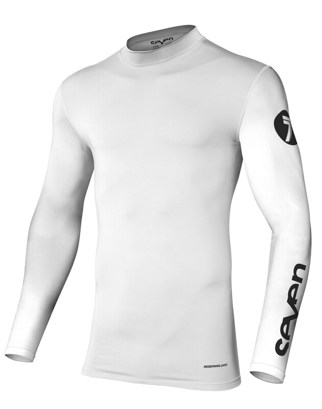 SEVEN Zero Staple Kompressions Trikot - Weiß