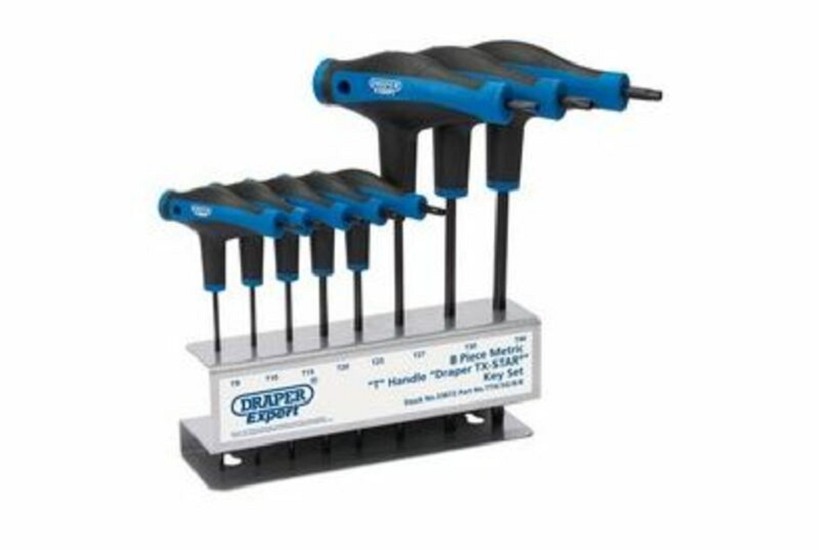 DRAPER Satz Torx®-Schlüssel mit T-Griff 8-teilig DRAPER Satz Torx®-Schlüssel mit T-Griff 8-teilig