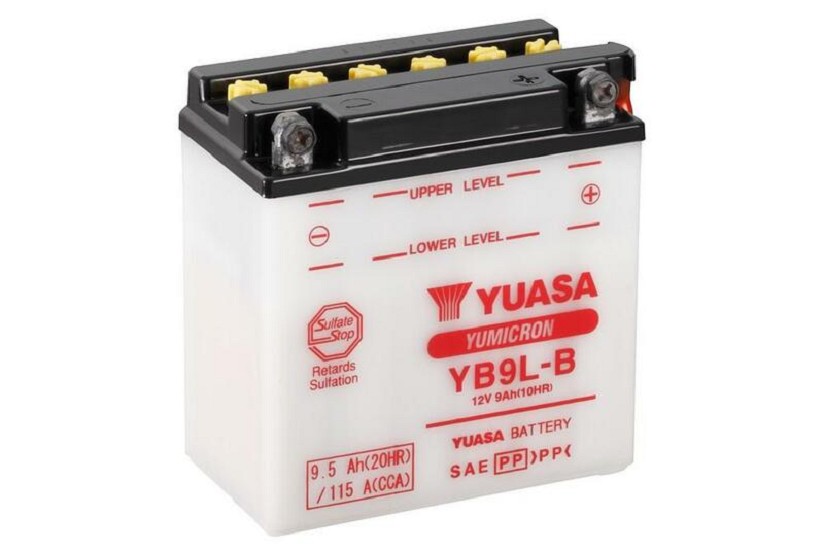 YUASA Blei/Säure Batterie ohne Säurepack - YB9L-B