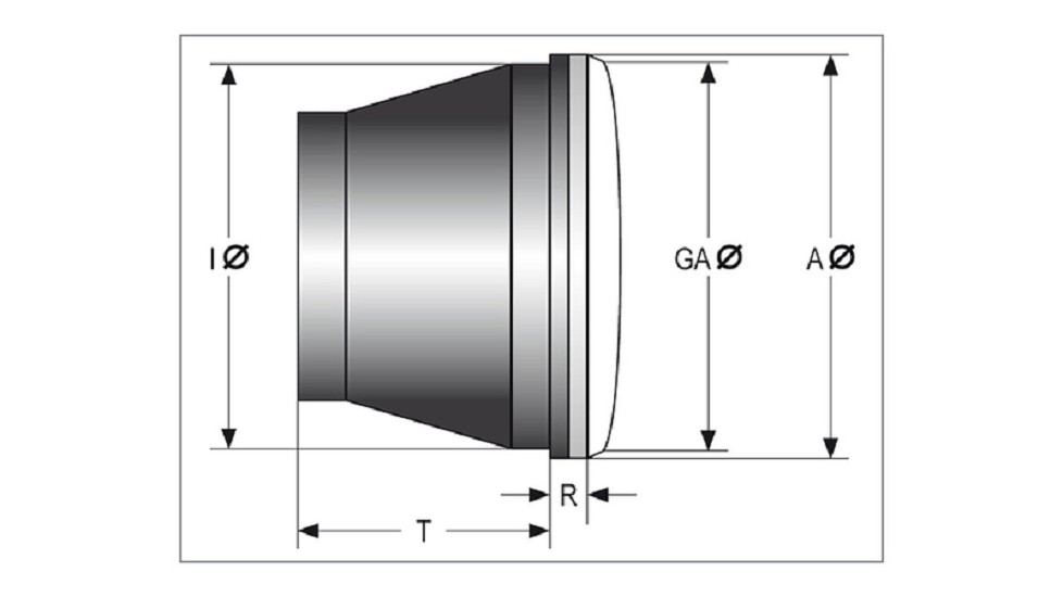 SHIN YO Hauptscheinwerfer-Einsatz 6 1/2 Zoll, je 1x klare Scheibe und Prismenreflektor