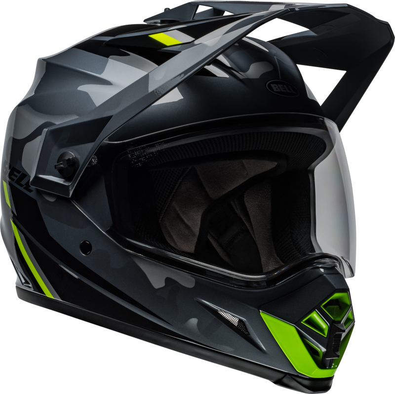 BELL MX-9 Adventure MIPS Helm - Alpine Gloss Met Gray/Camo