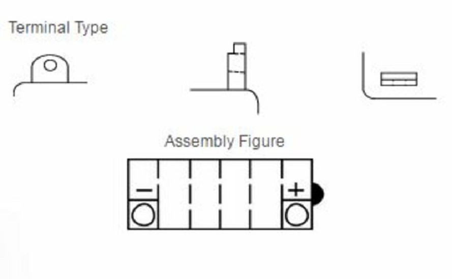 YUASA Blei/Säure Batterie ohne Säurepack - YB10L-BP