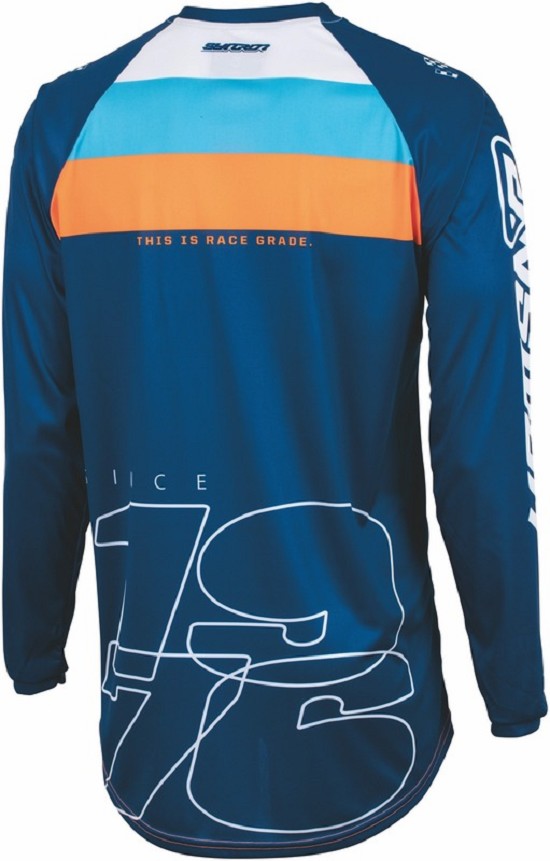 ANSWER Syncron CC Jersey - Blau/Hyper Orange/Schwarz/Weiß