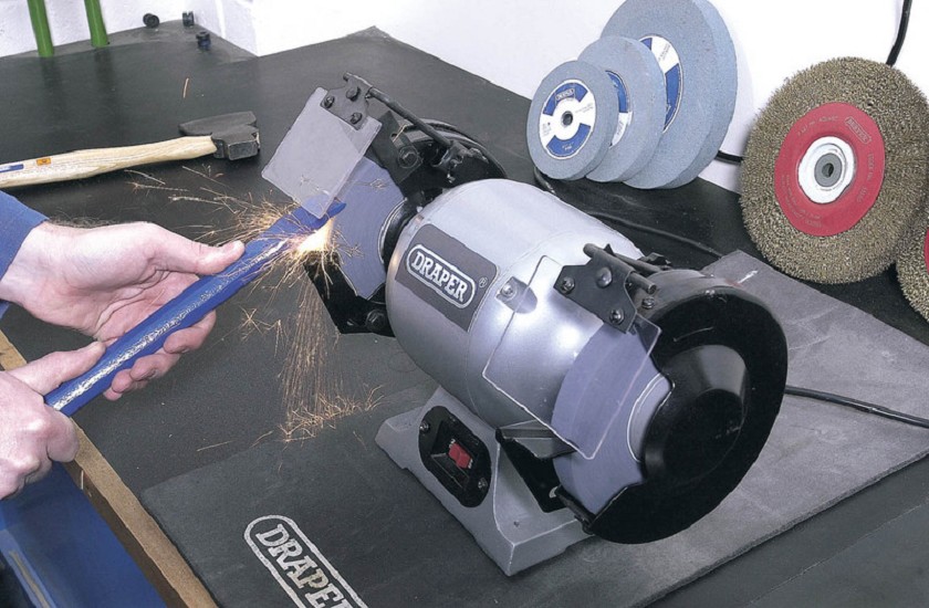 DRAPER 230V Hochleistungs-Tischschleifmaschine 150mm 370W