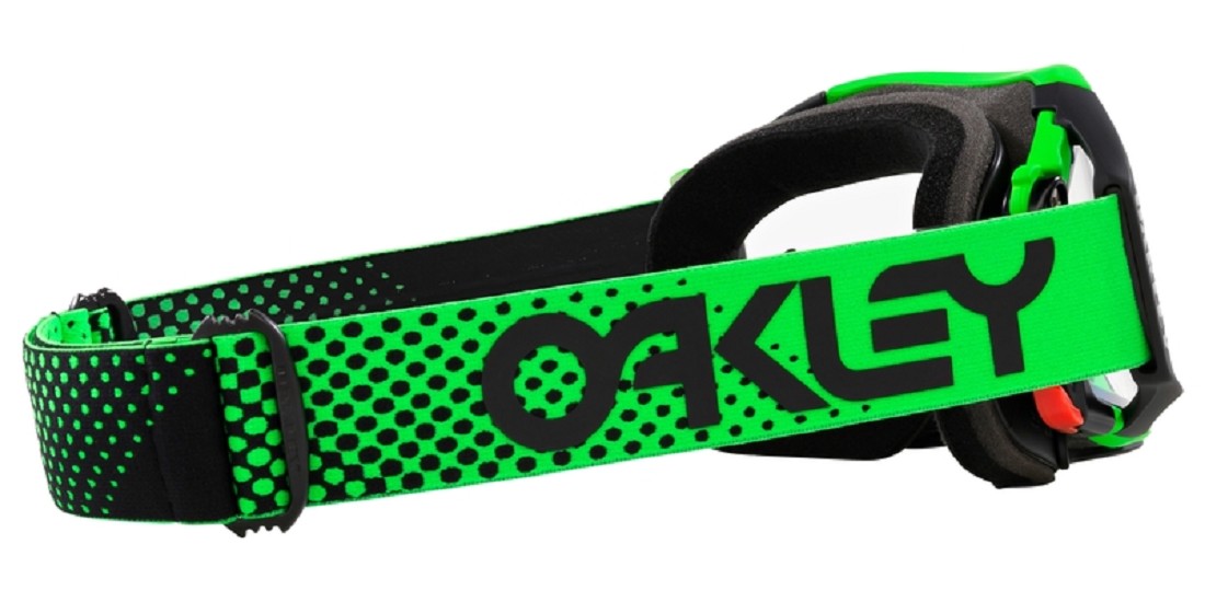 OAKLEY Airbrake MX Brille - Moto Grün B1B Klares Glas OAKLEY Airbrake MX Brille - Moto Grün B1B Klares Glas