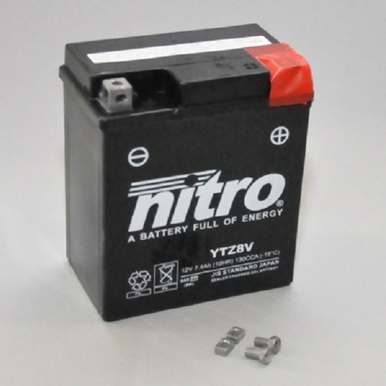 Batterie NITRO NTZ8V SLA (WC) Gel 12V/7,4Ah [113x70x130] CCA=130A