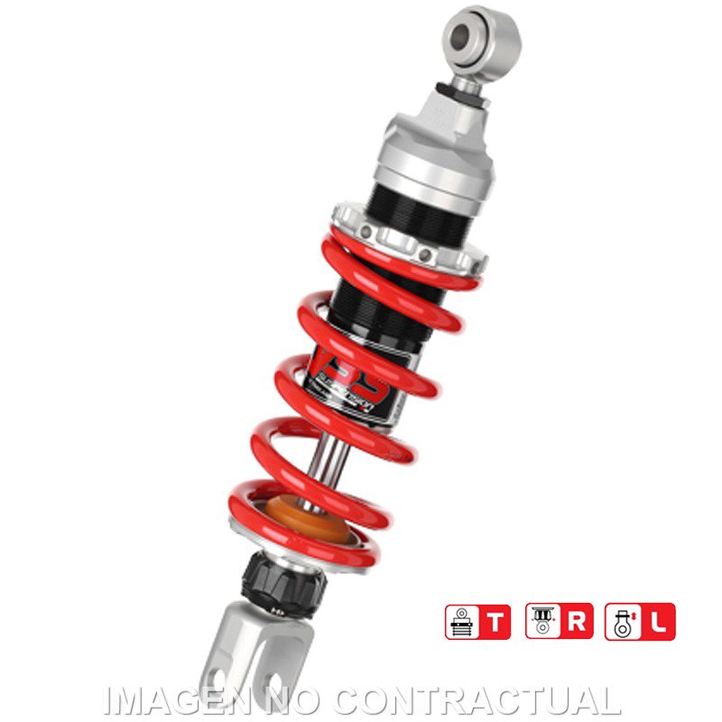Federbein Z456-Serie Mono hinten passend für Kawasaki Ninja 250 SL / 300, Z 300, ZX 300 MZ456-320TRL-13-85