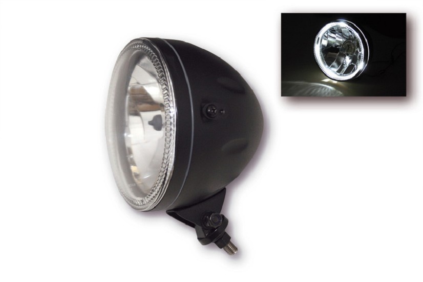 HIGHSIDER 5 3/4 Zoll Hauptscheinwerfer Skyline, LED Standlichtring