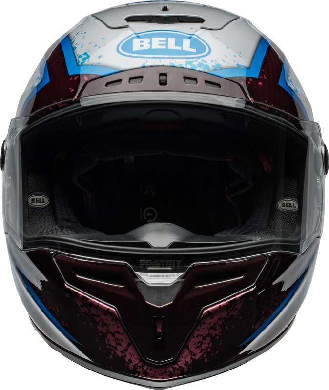 BELL Race Star DLX Flex Helm - Xenon Gloss Red/Silver