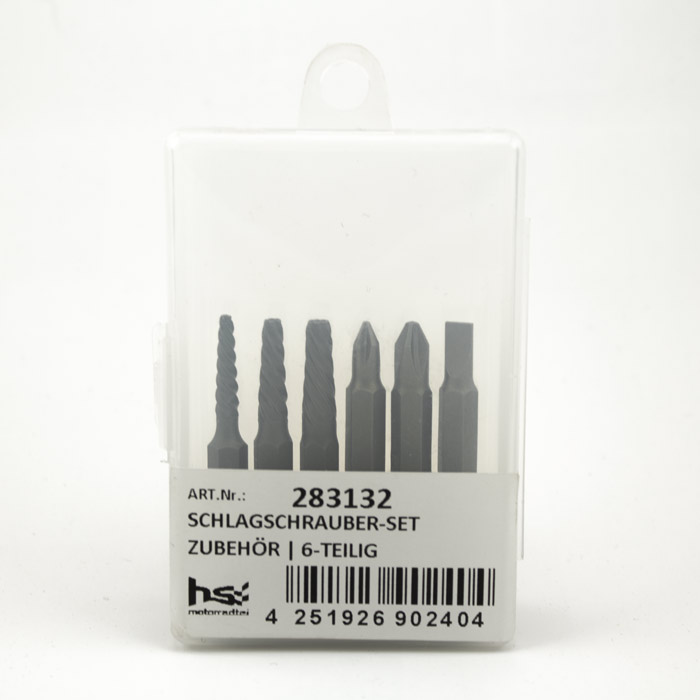 Zubehör für Schlagschrauber-Set 6-teilig