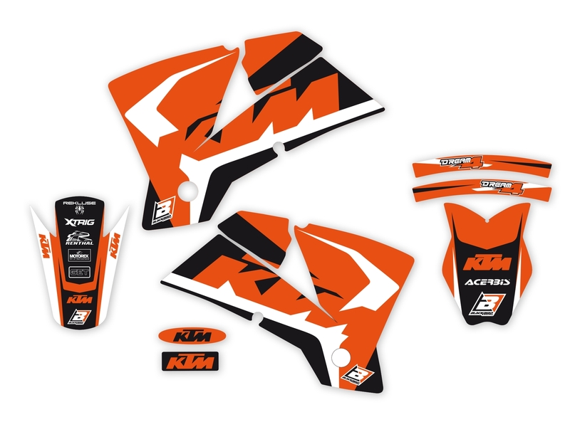BLACKBIRD Dream Graphic 4 Deko-Kit passend für KTM