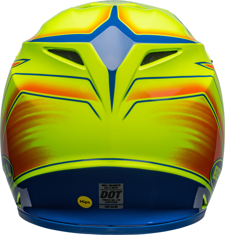 BELL MX-9 Mips Helm - Zone Gloss Retina Sear