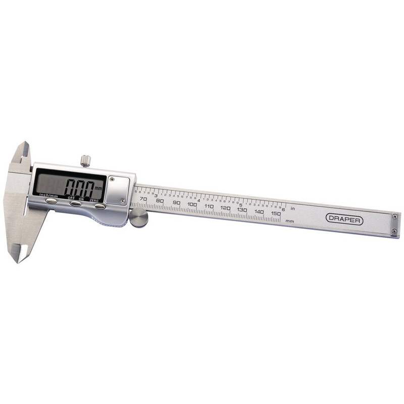 DRAPER Expert Digitaler Messschieber mit zwei Ablesungen - 0 - 150 mm DRAPER Expert Digitaler Messschieber mit zwei Ablesungen - 0 - 150 mm