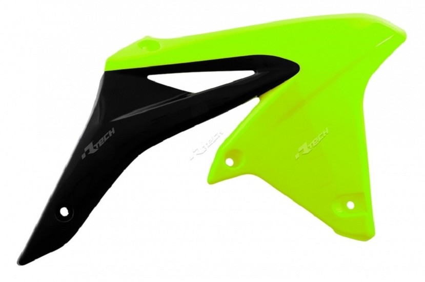 RACETECH Kühlerspoiler neongelb/schwarz passend für Suzuki RM-Z250 RACETECH Kühlerspoiler neongelb/schwarz passend für Suzuki RM-Z250