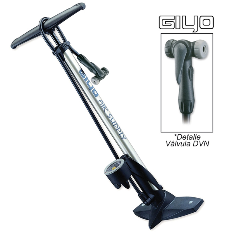 GIYO Workshop floor pump 11bar - Aluminum GIYO Workshop floor pump 11bar - Aluminum