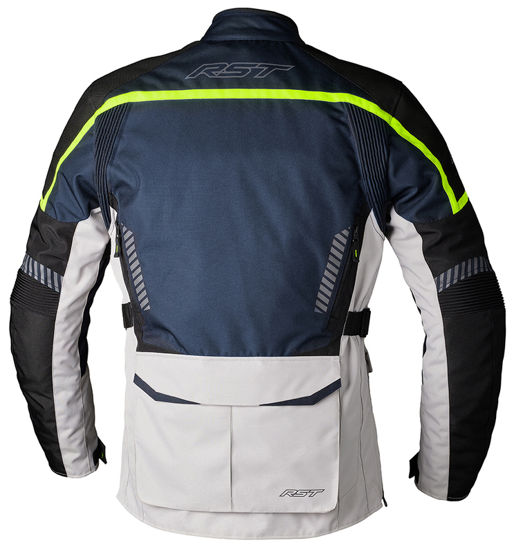 RST Maverick EVO CE Textil-Jacke Herren - Navy/Silber
