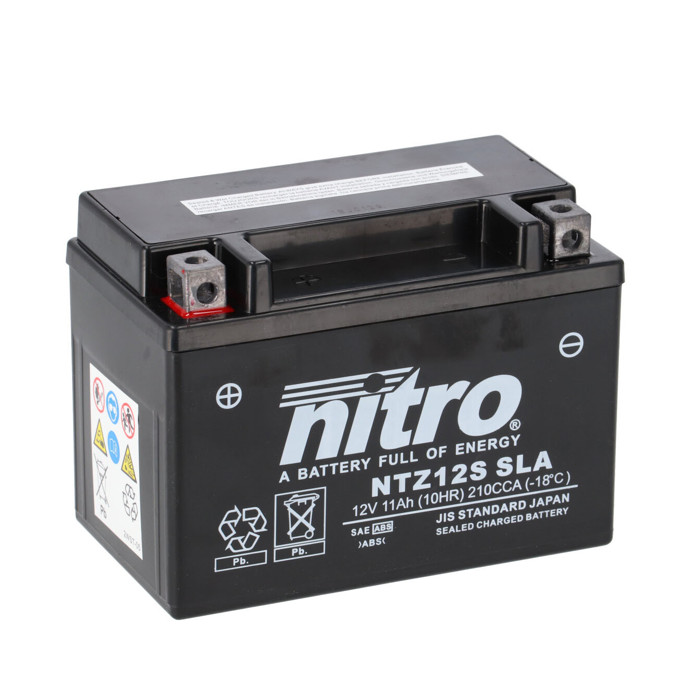 Batterie Nitro NTZ12S 11AH GEL Batterie Nitro NTZ12S 11AH GEL