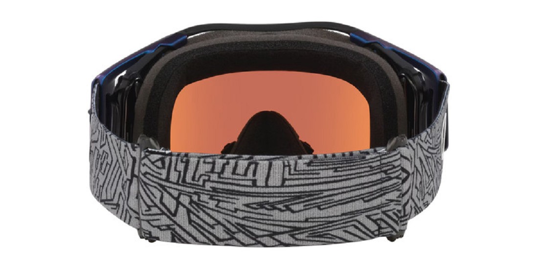 OAKLEY Airbrake MX Brille - Grey Strike Prizm MX Sapphire Iridium Glas