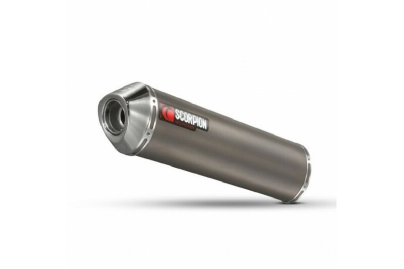 Ersatzschalldämpfer oval titan 350mm Schalldämpfer oval Titan SCORPION