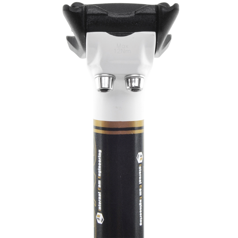 UNO TS 717 Bicycle Seatpost - 350mm Ø31.6 White/Black
