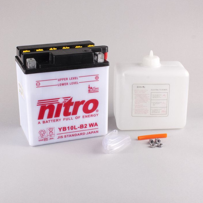 Batterie Nitro YB10L-B2 11AH WA Batterie Nitro YB10L-B2 11AH WA