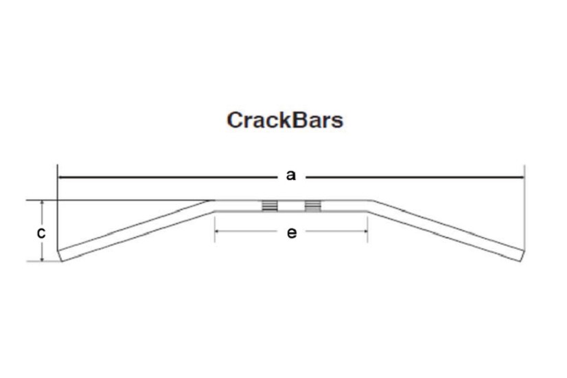 FEHLING Lenker CrackBar, Breite: 850 mm