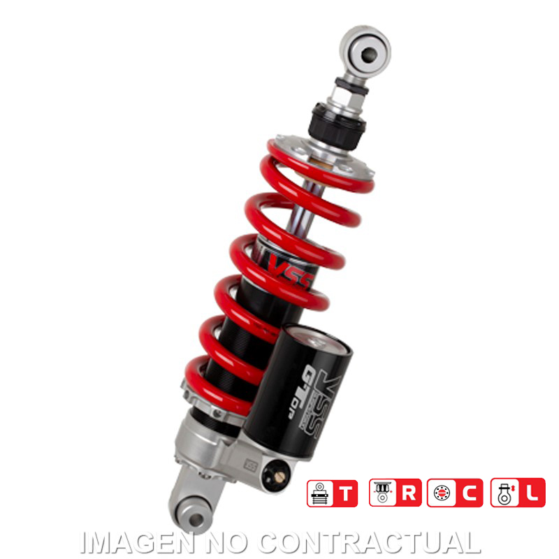 Federbein U456-Serie Mono hinten passend für Kawasaki Z 900 (17-19) MU456-350TRCL-06-858