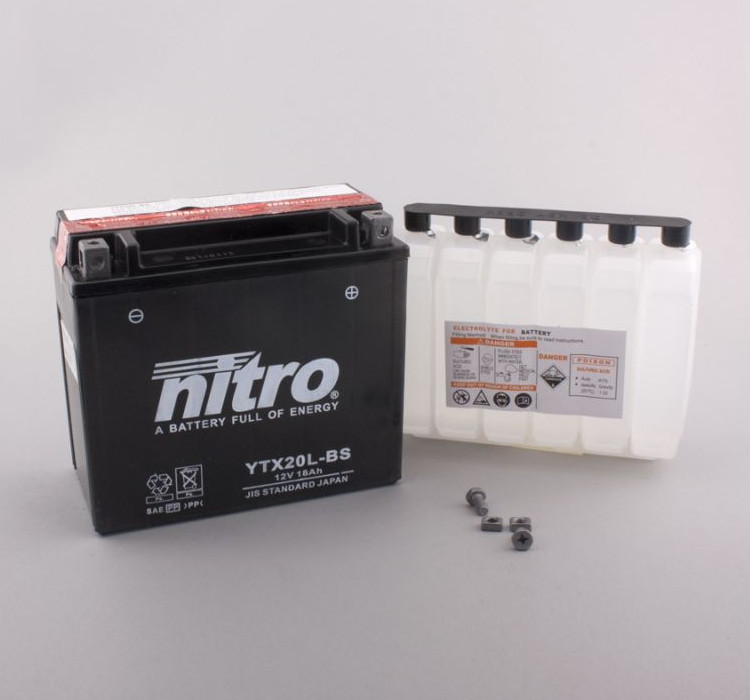 Batterie Nitro NTX20L-BS / YTX20L  18AH MF