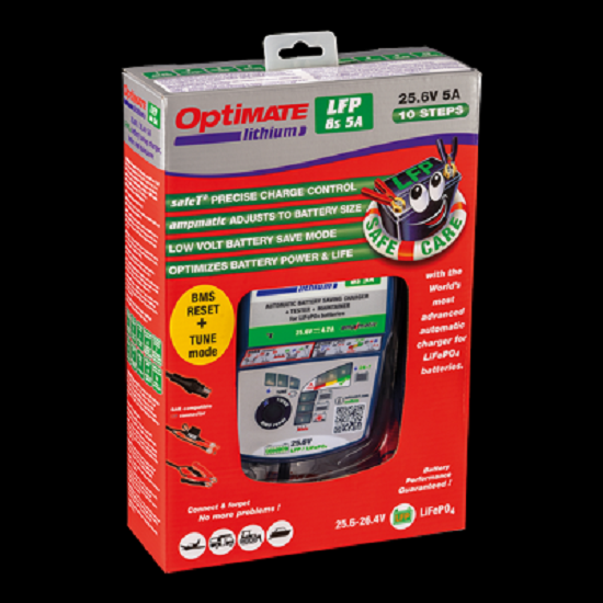 Batterieladegerät OptiMATE Lithium 8S 5A 10-stufig, 25.6V/26.4V 5A Lithium
